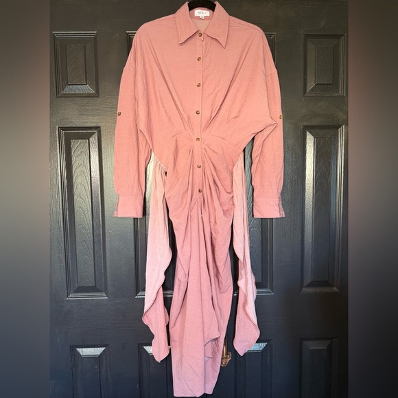 Anthropologie Mable Boheme Shirt Tie Dress size S - Picture 2 of 14